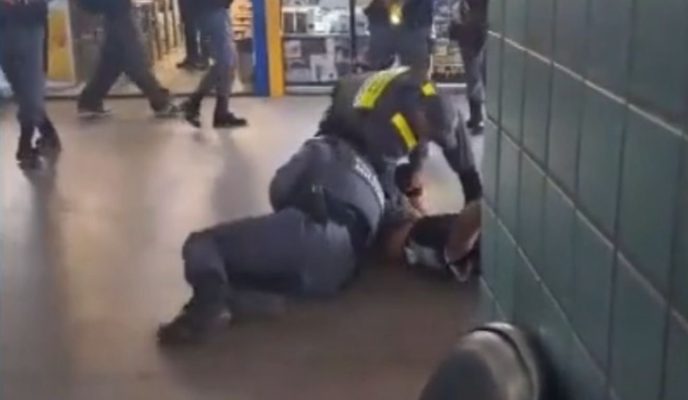 Homem tenta passar por debaixo de roleta e cria confusão no Terminal de Laranjeiras