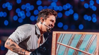 Luan Santana responde se tem vontade de ter mais um filho: ‘Dois filhos e um cachorro’