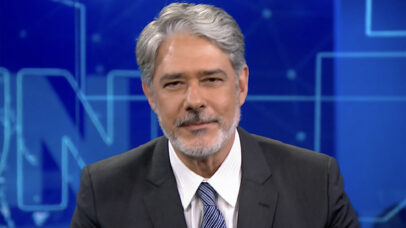 William Bonner surge despenteado em primeira foto após se despedir do Jornal Nacional